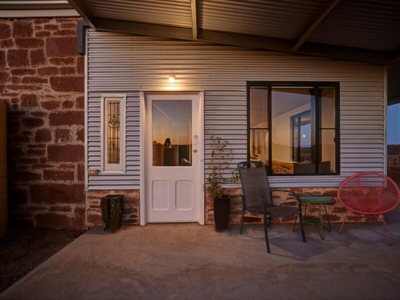 Off the front of multi purpose room