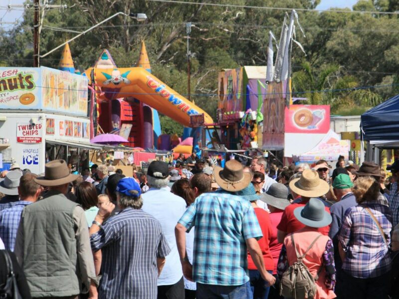 Enjoying allthat the Laura FOok Fair offers